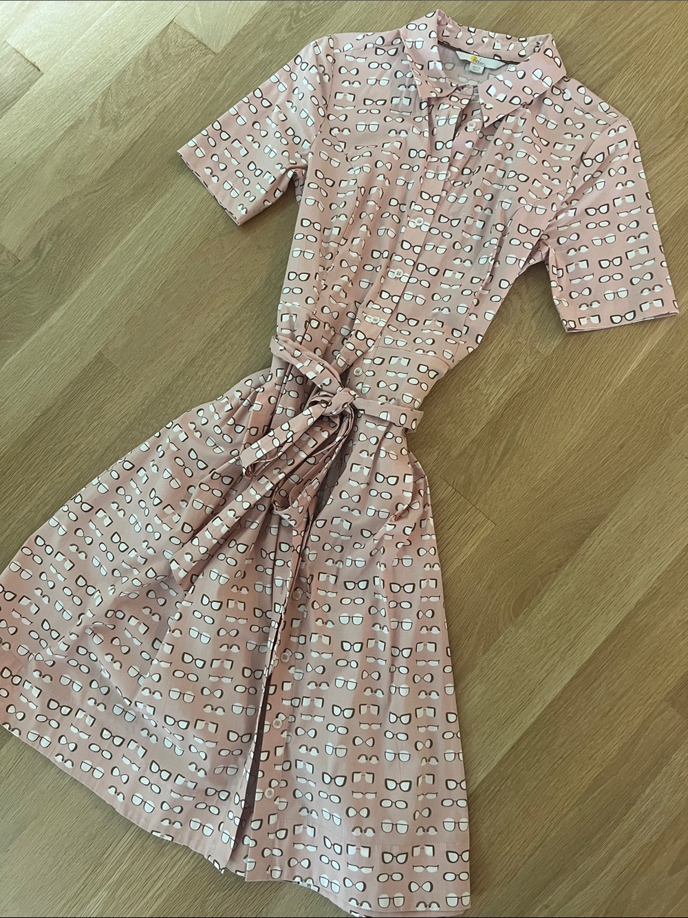 Boden Dress Glasses Motif  Sz 4R